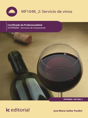 cover image of Servicio de vinos. HOTR0608